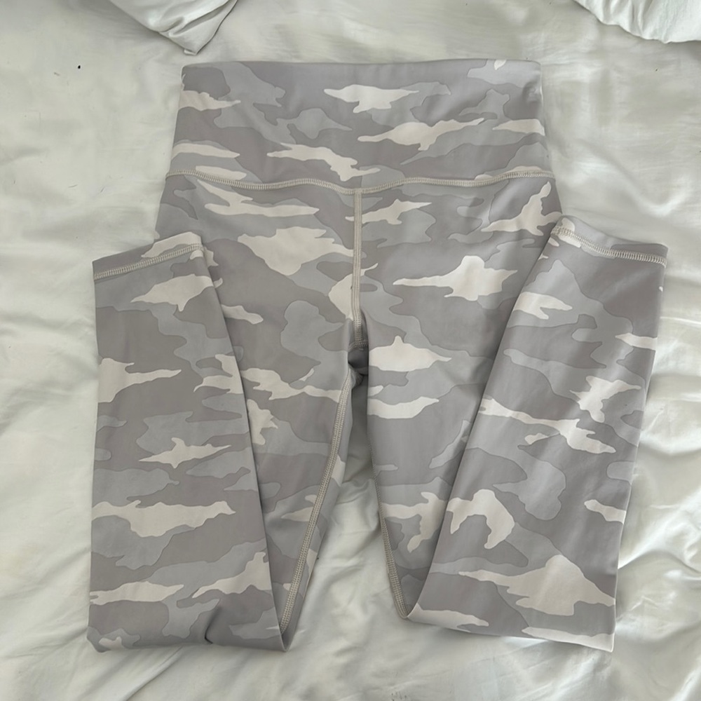 White camo athleta elation leggings